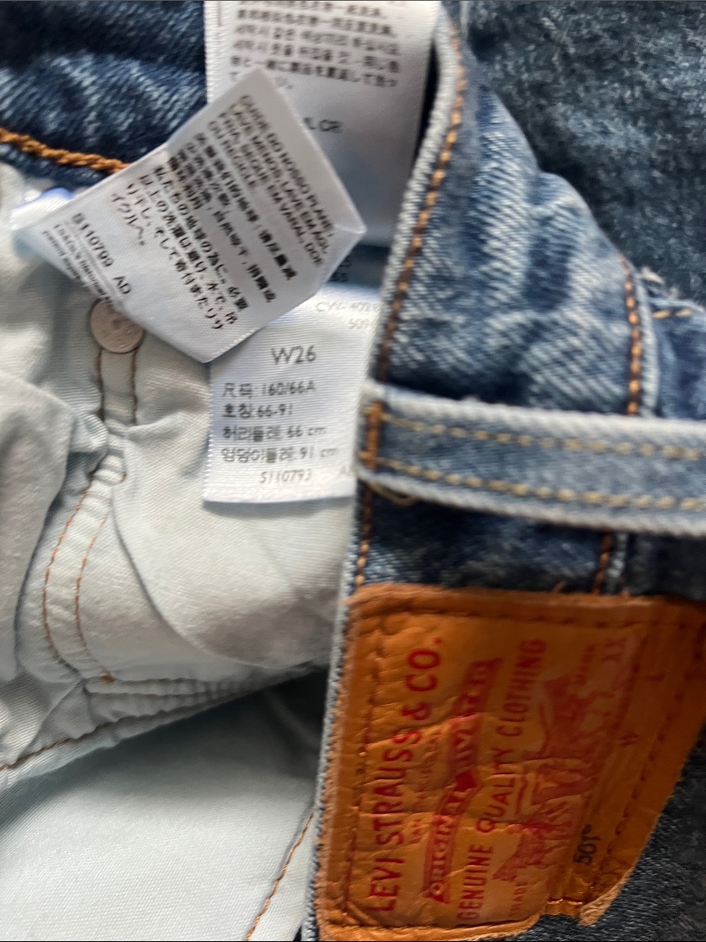 Levi's 501 Jean shorts - Picture 3 of 5